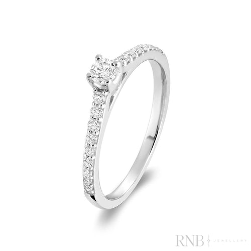 Bague solitaire — Solitaire Diamond Engagement Ring