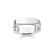 Bague anguleux argent