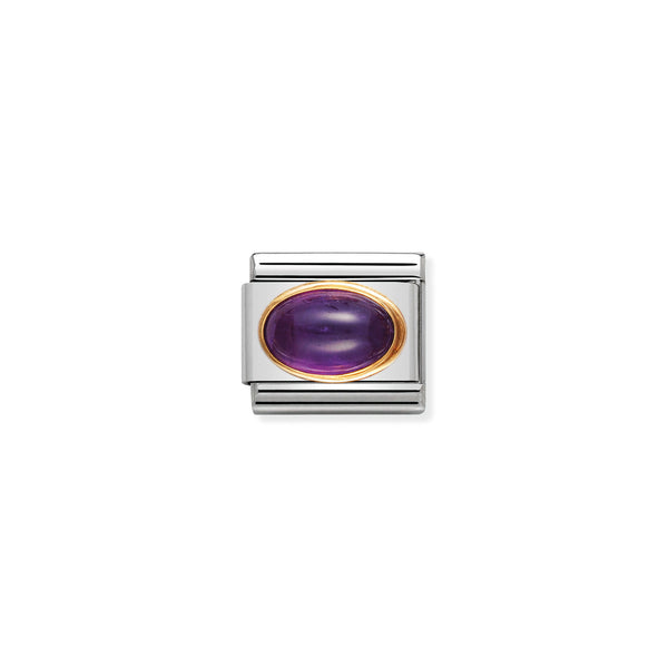 Charm Pierre Amethyst - Or 18K — Bijouterie Jodoin, Granby