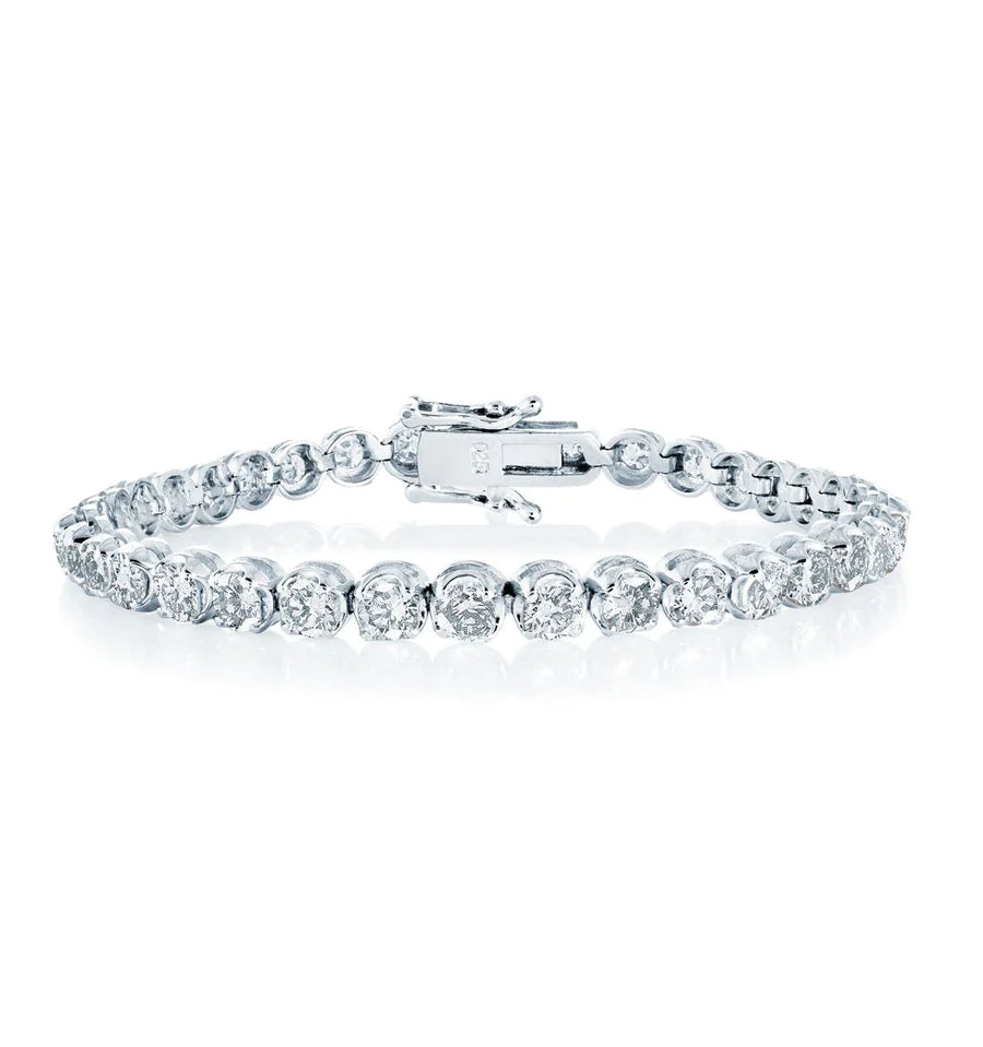 Bracelet tennis pierres rondes 3.5mm