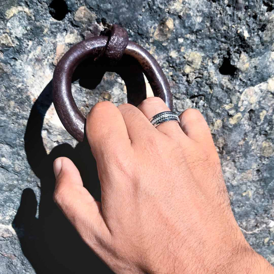 VENTE FINALE - JONC POUR HOMMES ÉTERNITÉ 1.35CT