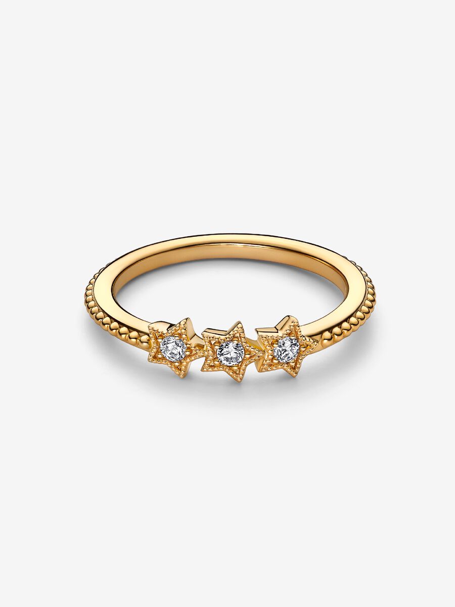 Bagues à étoiles de la collection Céleste