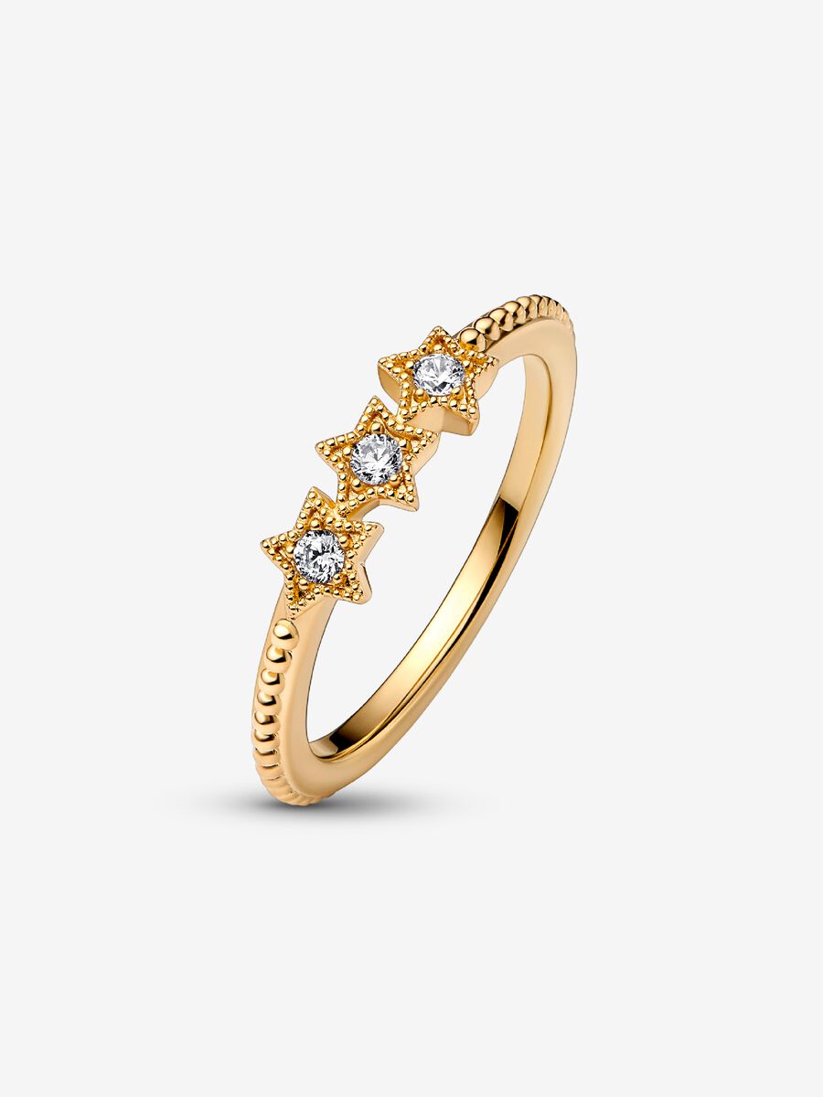 Bagues à étoiles de la collection Céleste