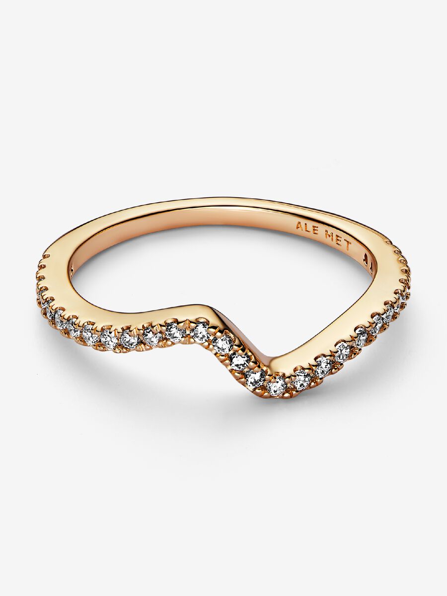 Bague Vague scintillante