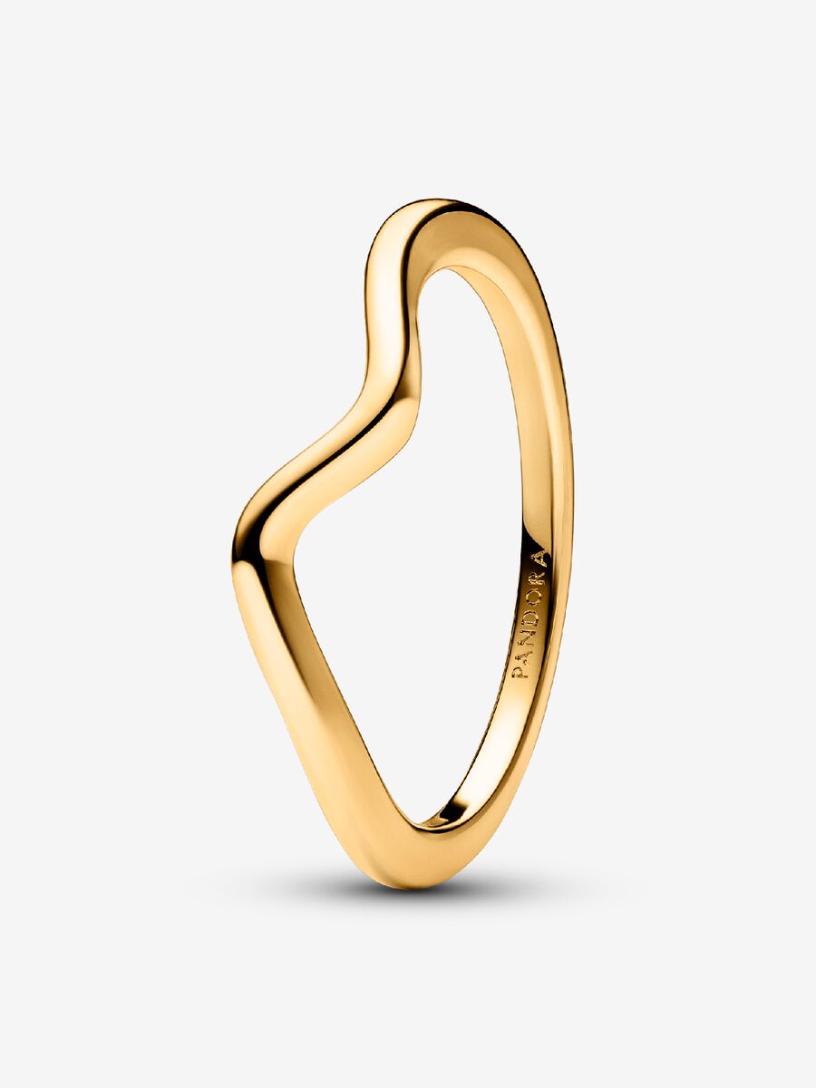 Bague polie Vague