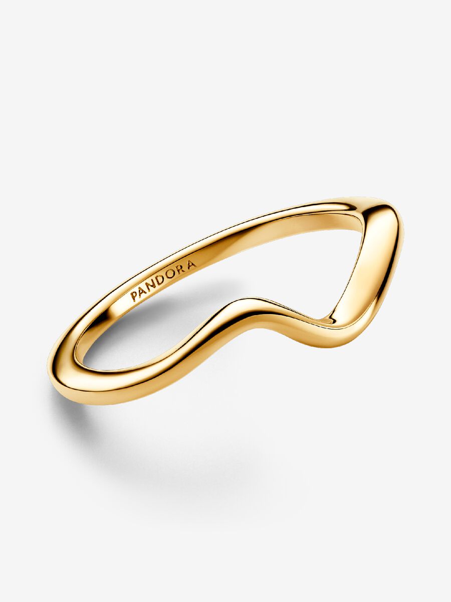 Bague polie Vague