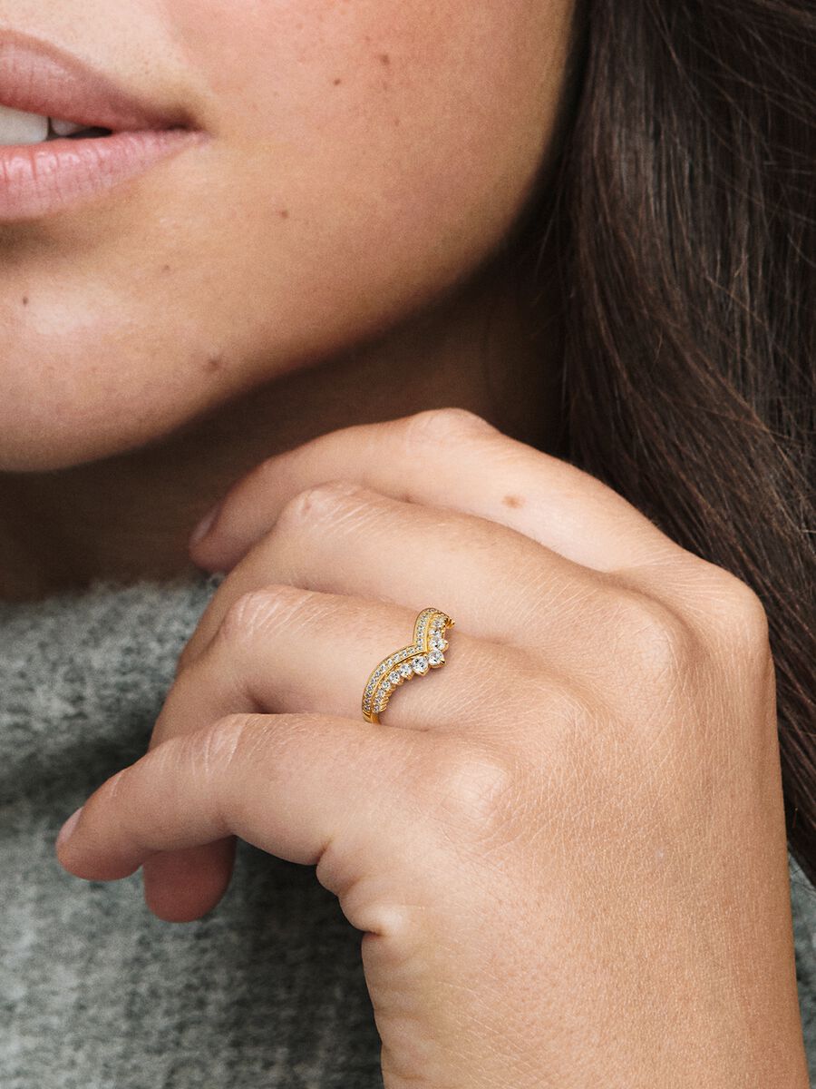 Bague Vœu et tiare Pandora Timeless