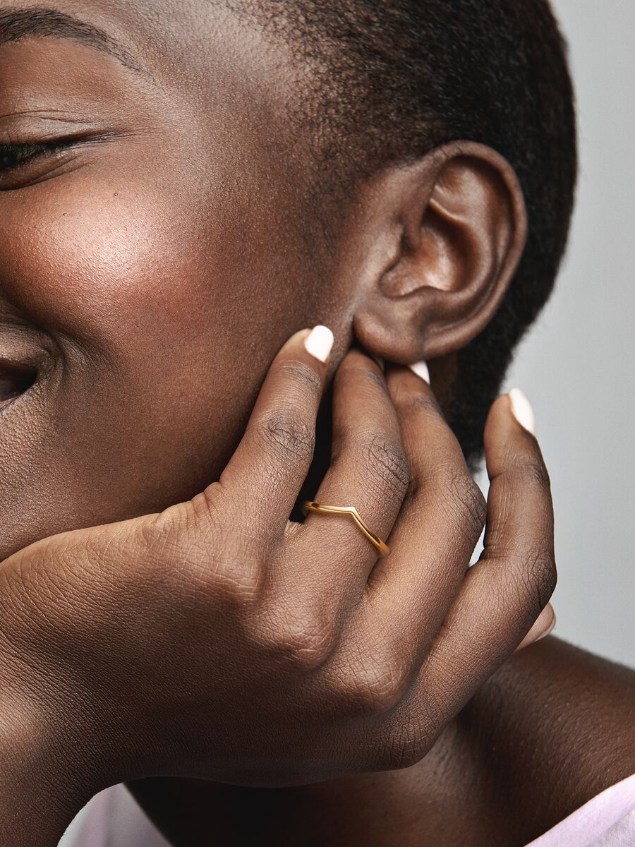 Bague polie Os des vœux