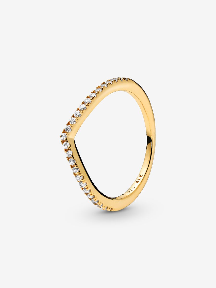 Bague Os des vœux scintillant