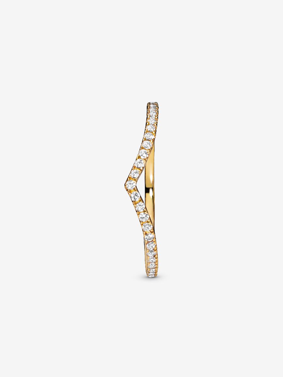 Bague Os des vœux scintillant