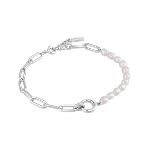 Bracelet chaîne à gros maillons en perles
