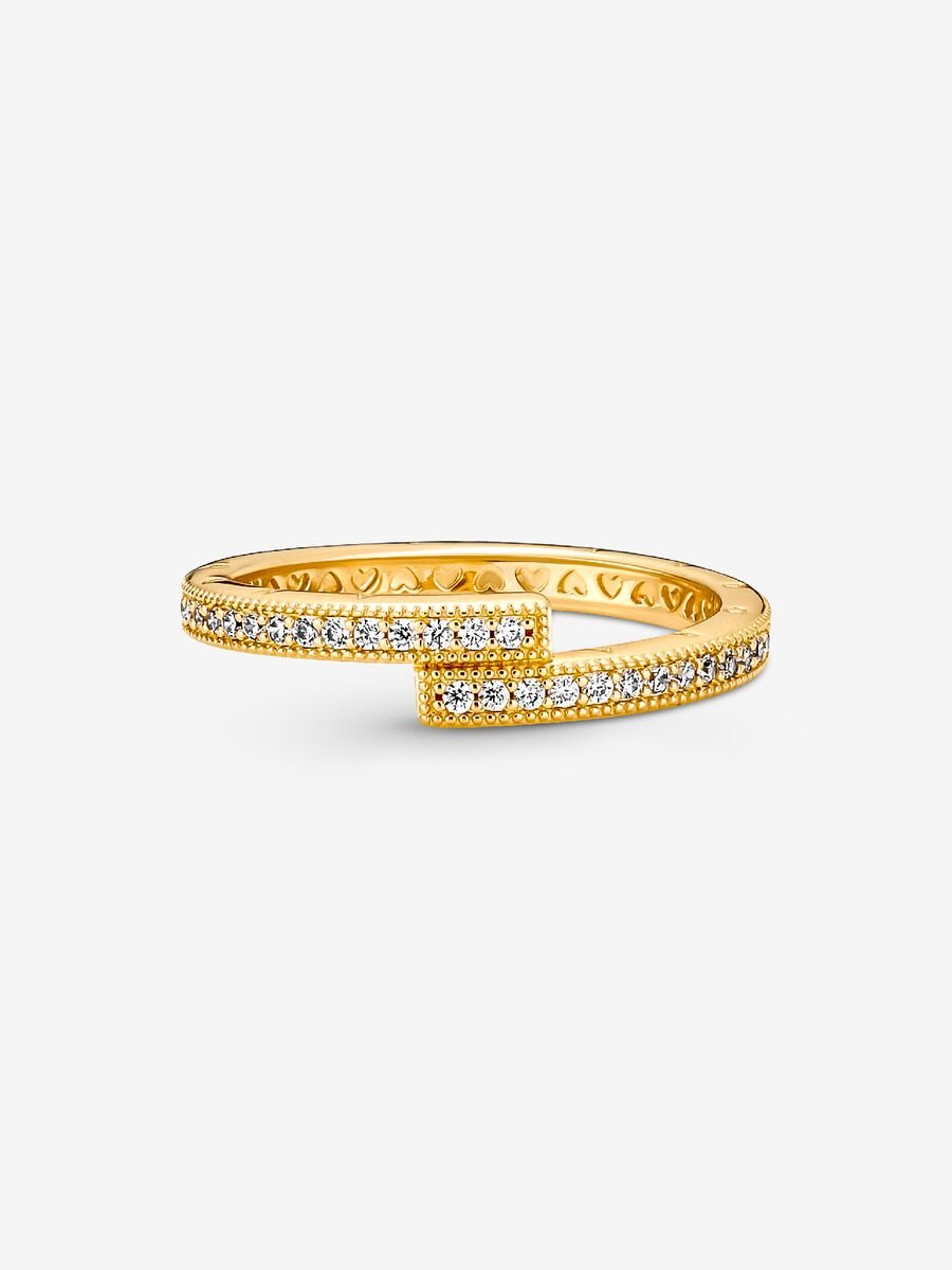 Bague Scintillante entremêlée
