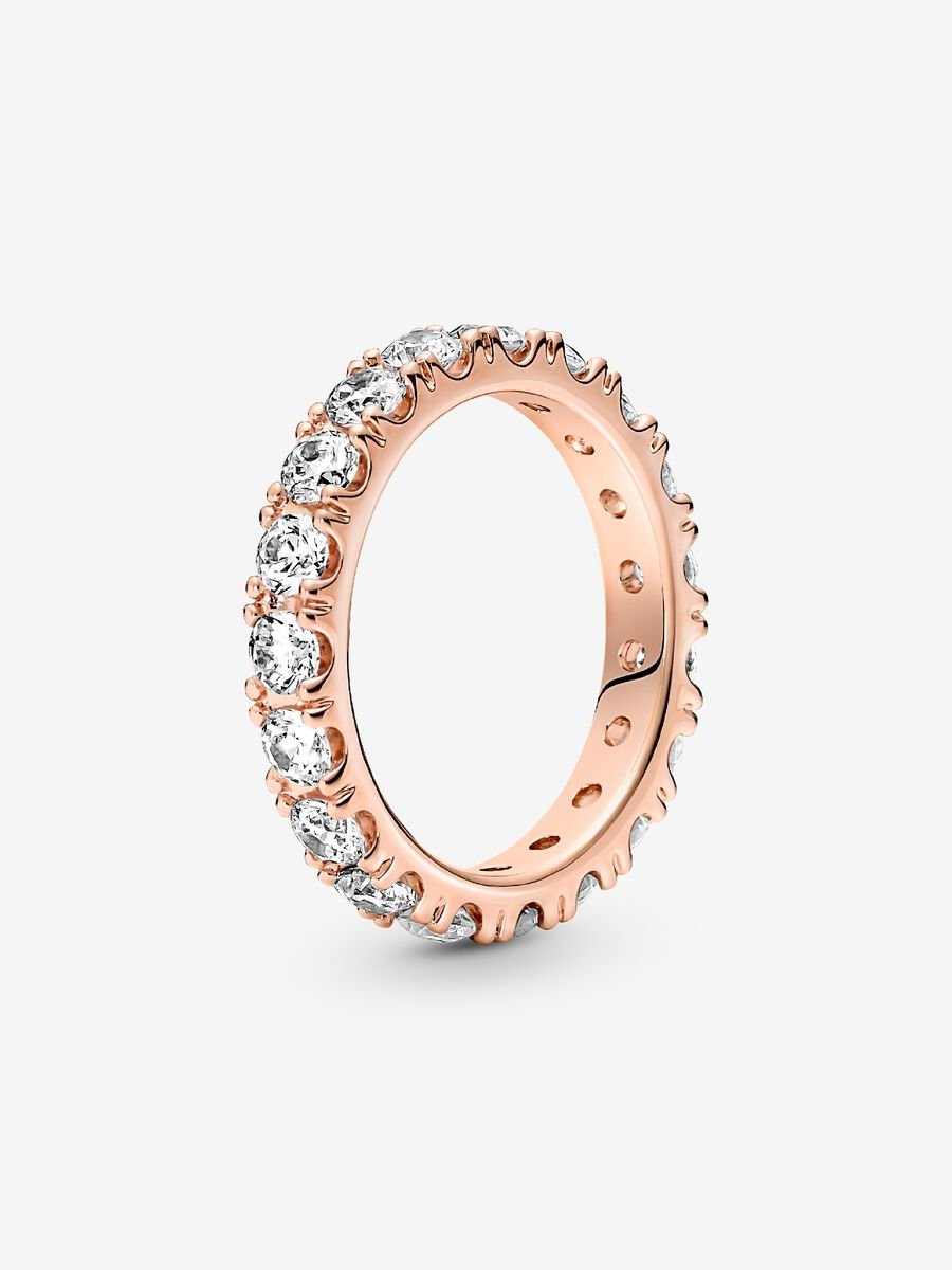 Bague éternité Line scintillante