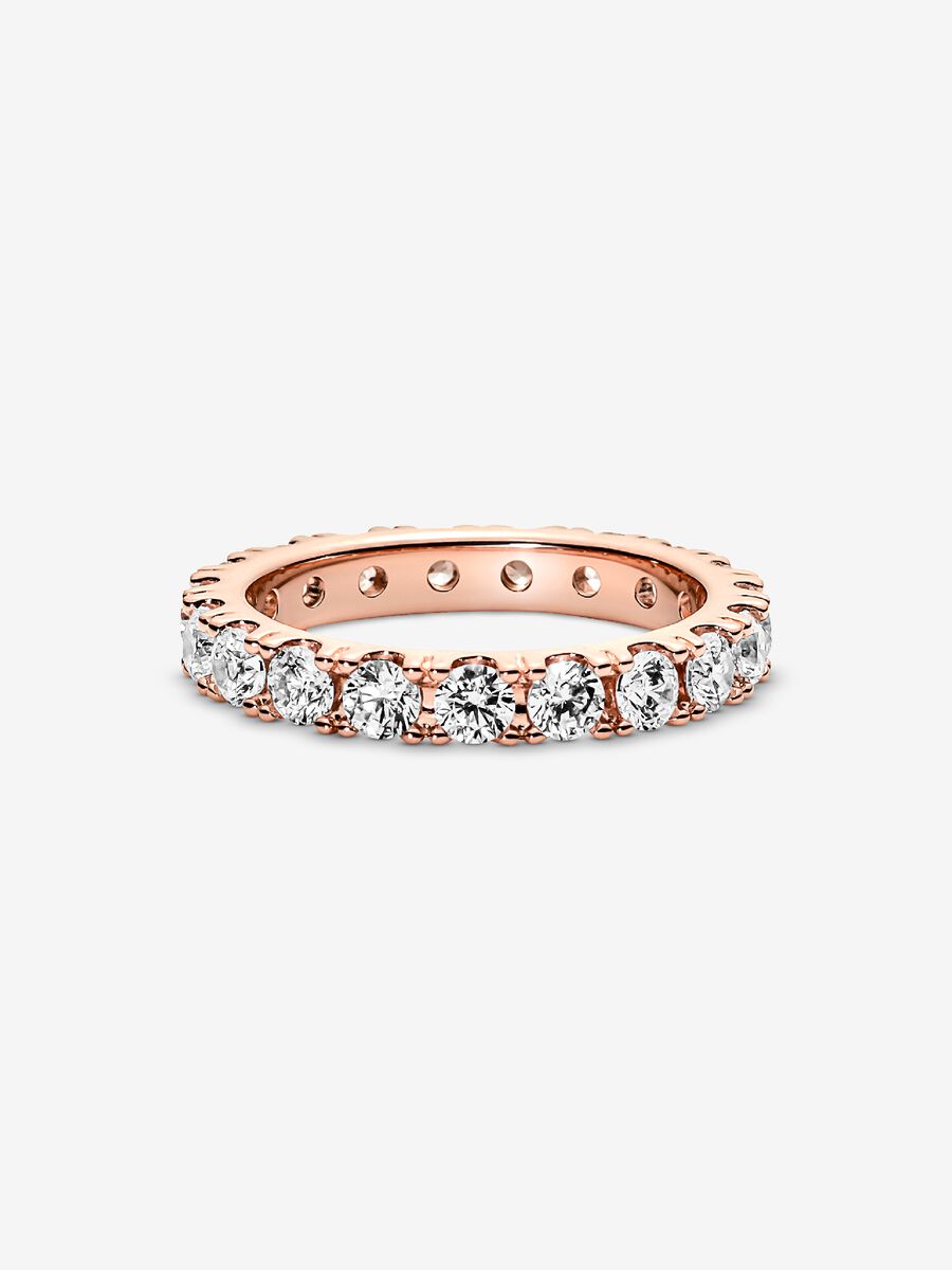Bague éternité Line scintillante