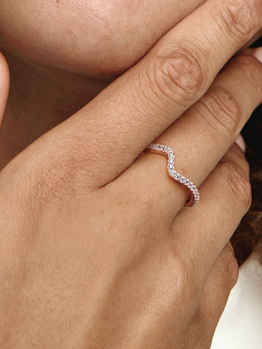 Bague Vague scintillante