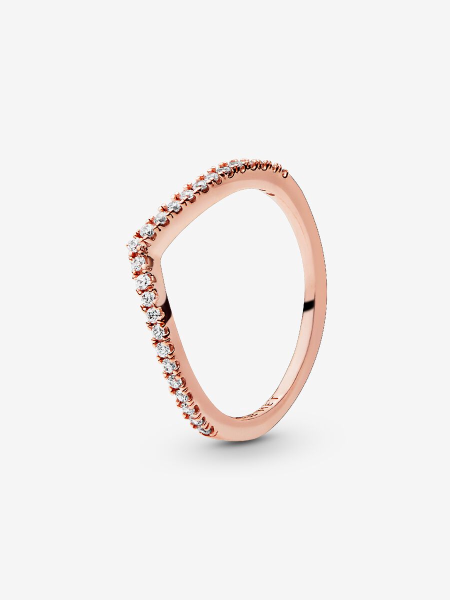 Bague Os des vœux scintillant