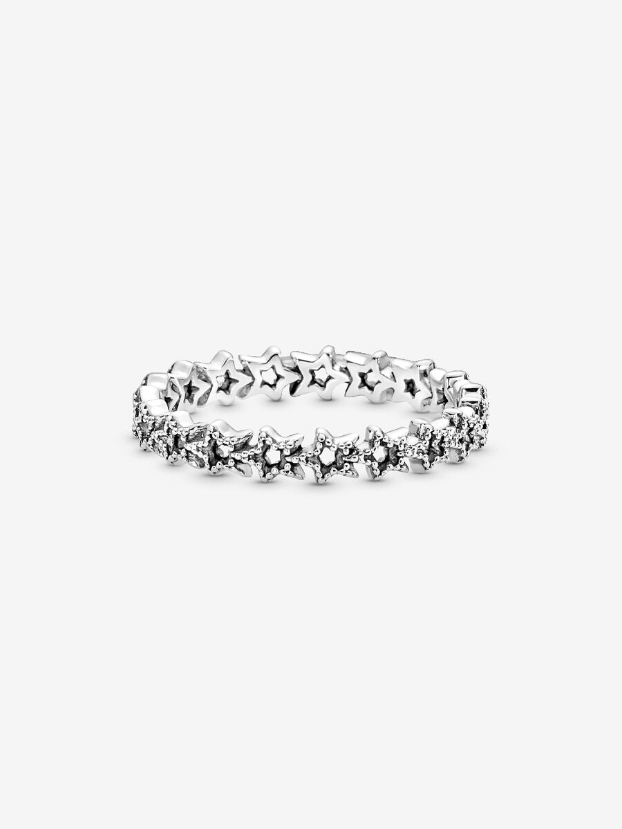 Bague anneau d’étoiles asymétriques