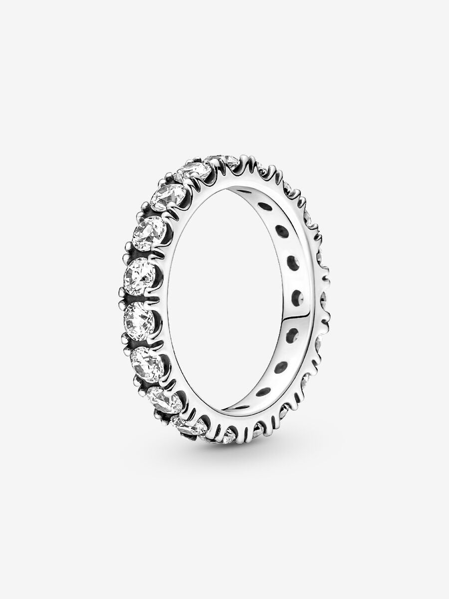Bague éternité Line scintillante