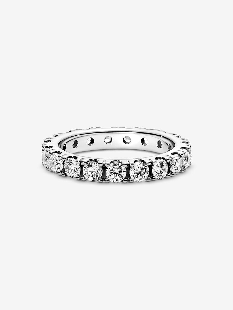 Bague éternité Line scintillante