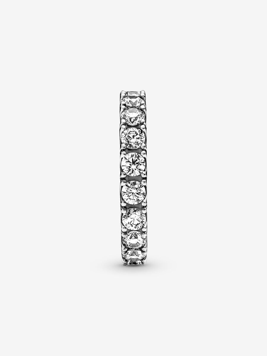 Bague éternité Line scintillante