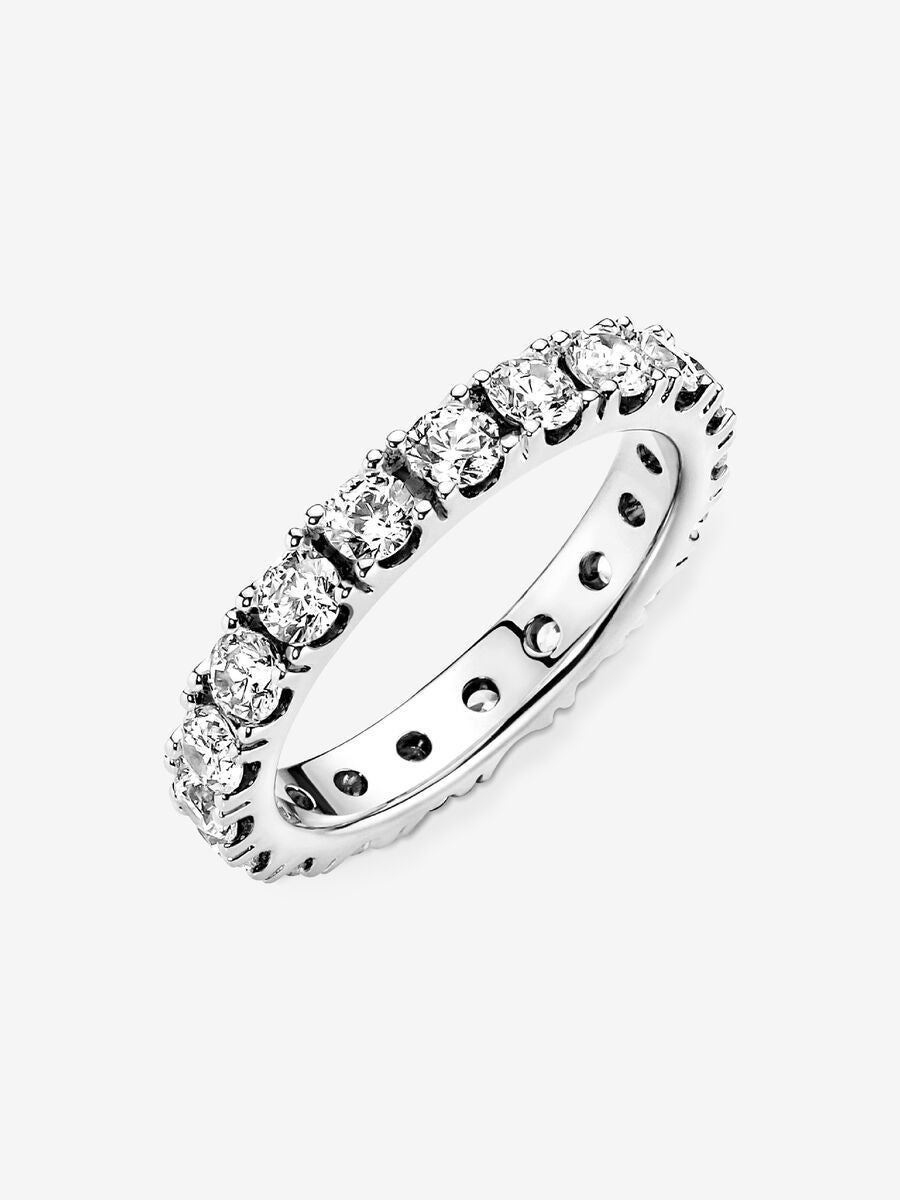 Bague éternité Line scintillante