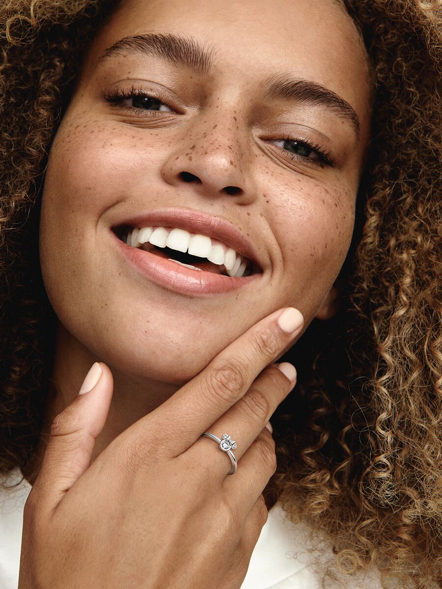Bague Tête scintillante de Minnie Mouse de Disney