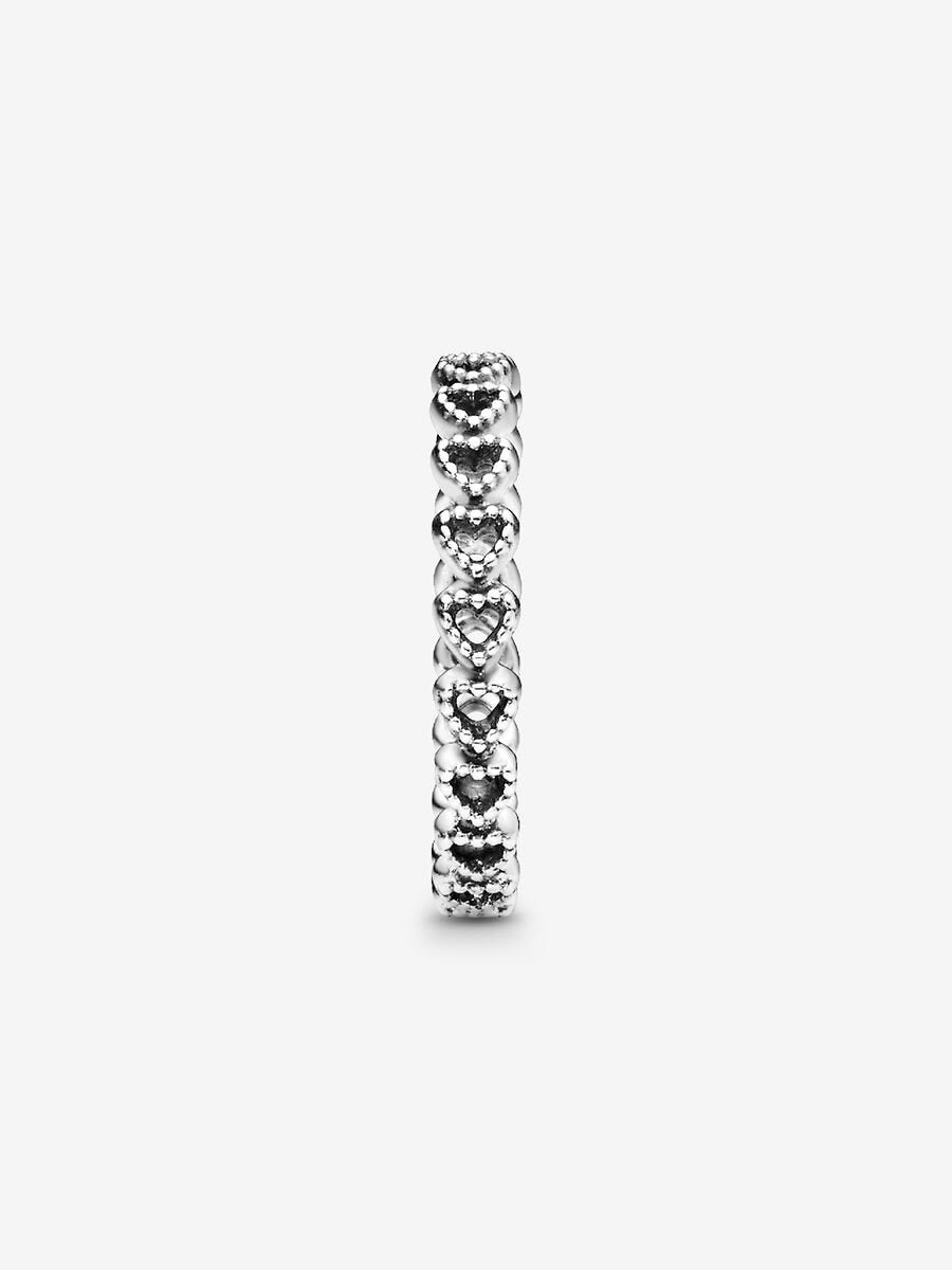 Bague ruban de cœurs