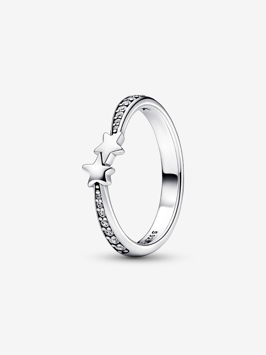 Bague Étoiles filantes scintillantes