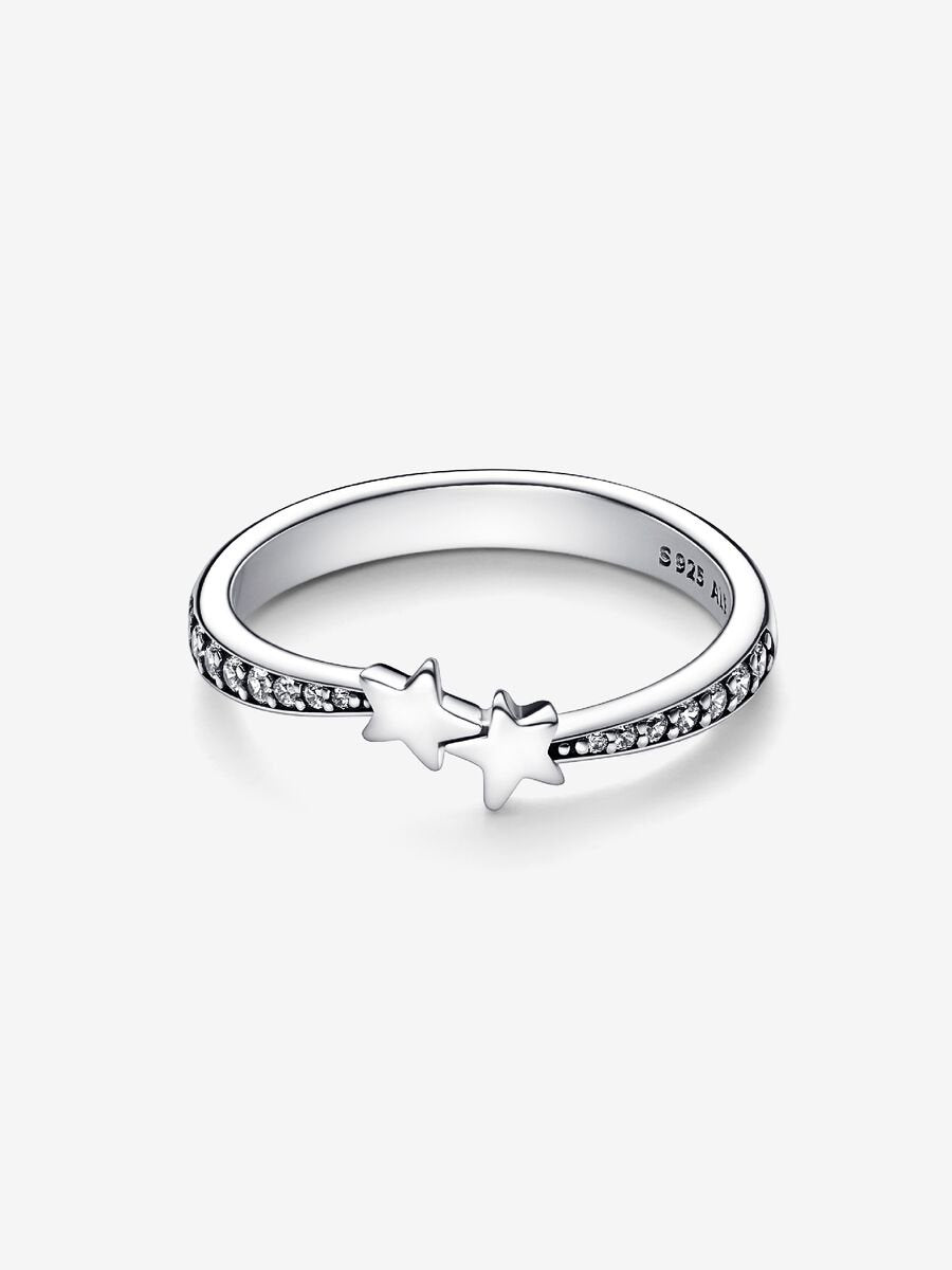 Bague Étoiles filantes scintillantes