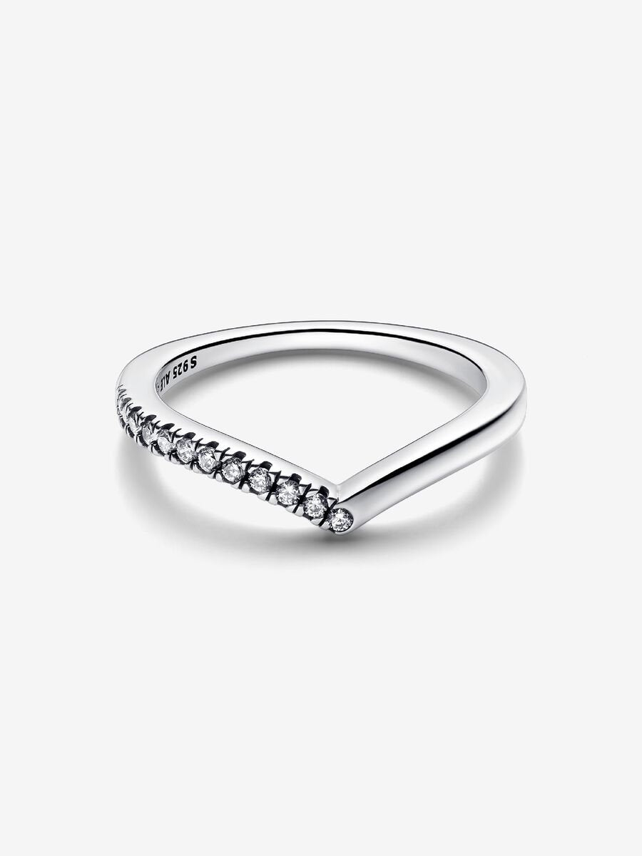 Bague Os des vœux demi scintillante Pandora Timeless