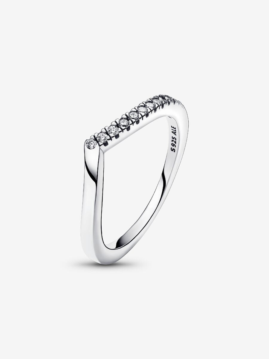 Bague Os des vœux demi scintillante Pandora Timeless