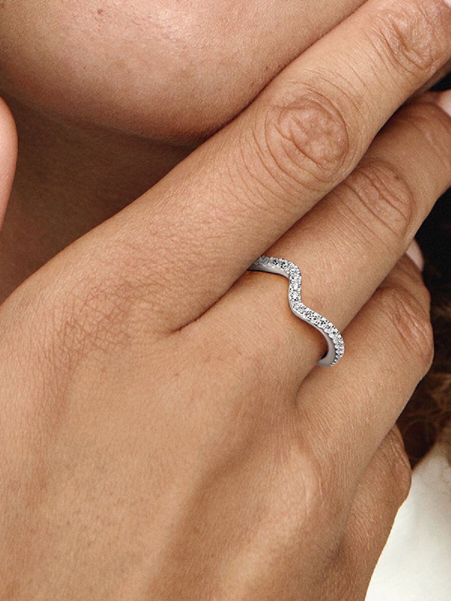 Bague Vague scintillante