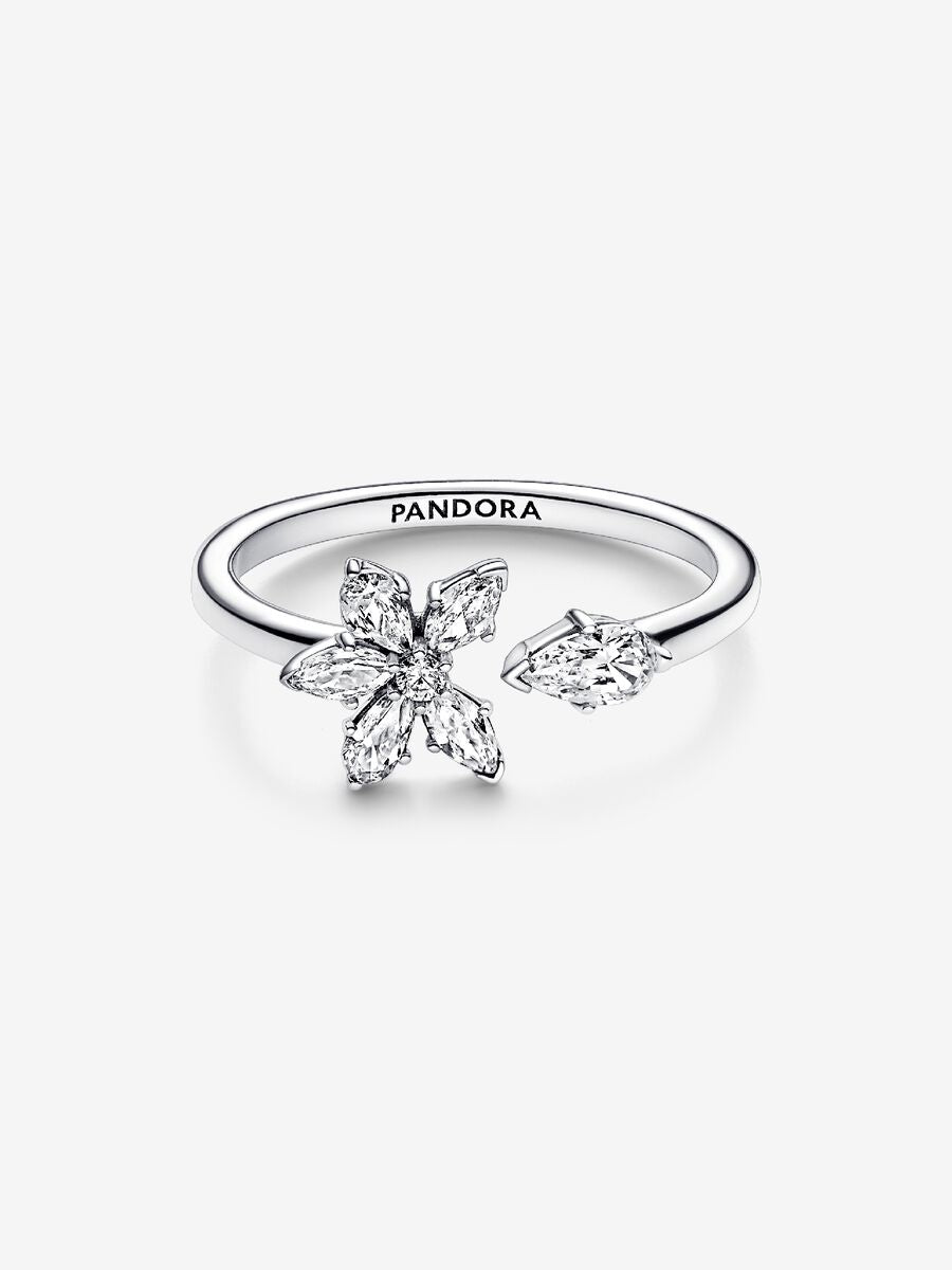 Bague ouverte Herbiers scintillants