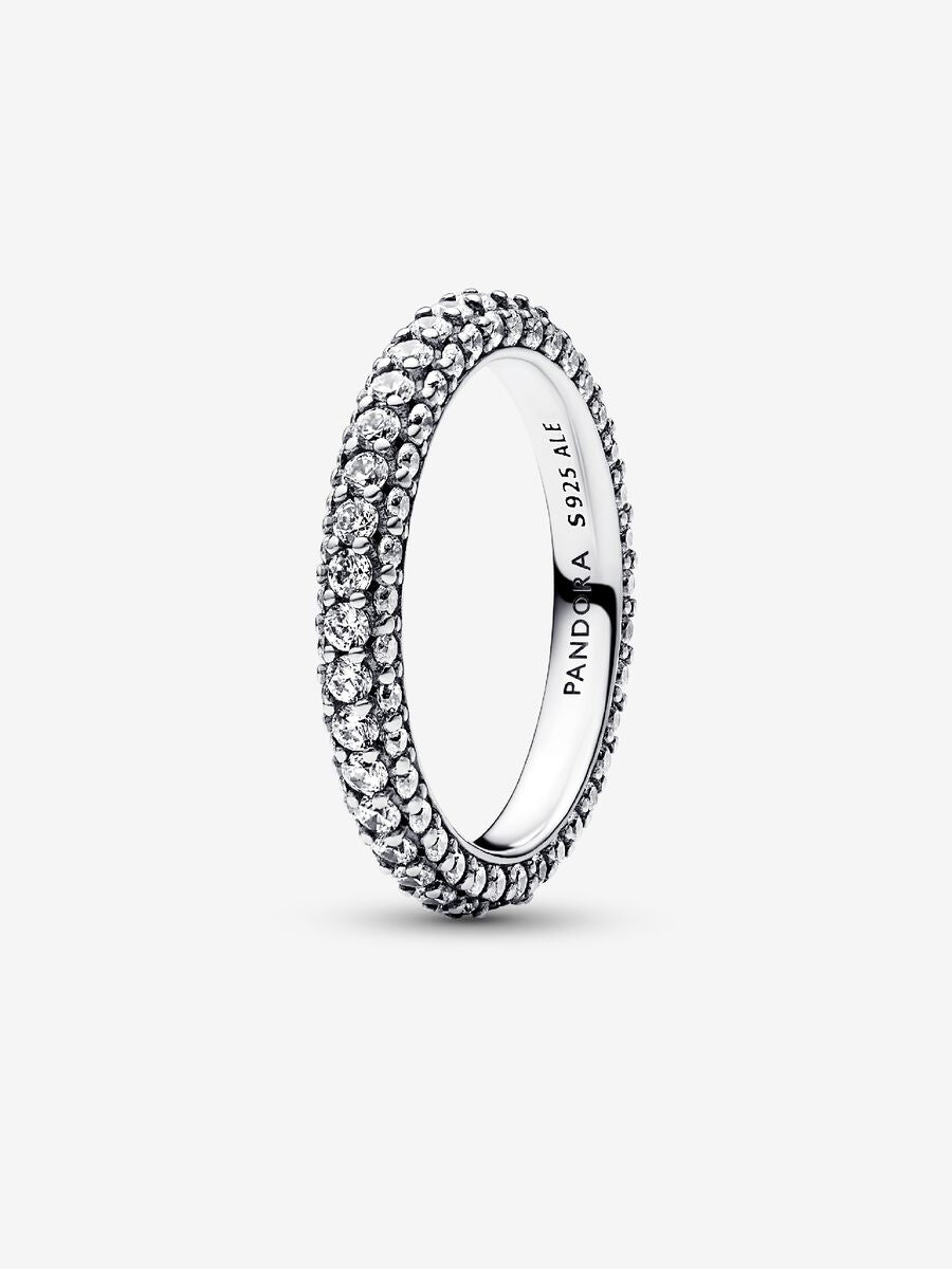 Bague en pavé à un rang Pandora Timeless
