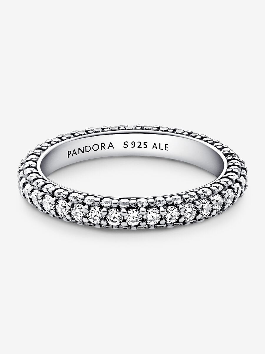 Bague en pavé à un rang Pandora Timeless