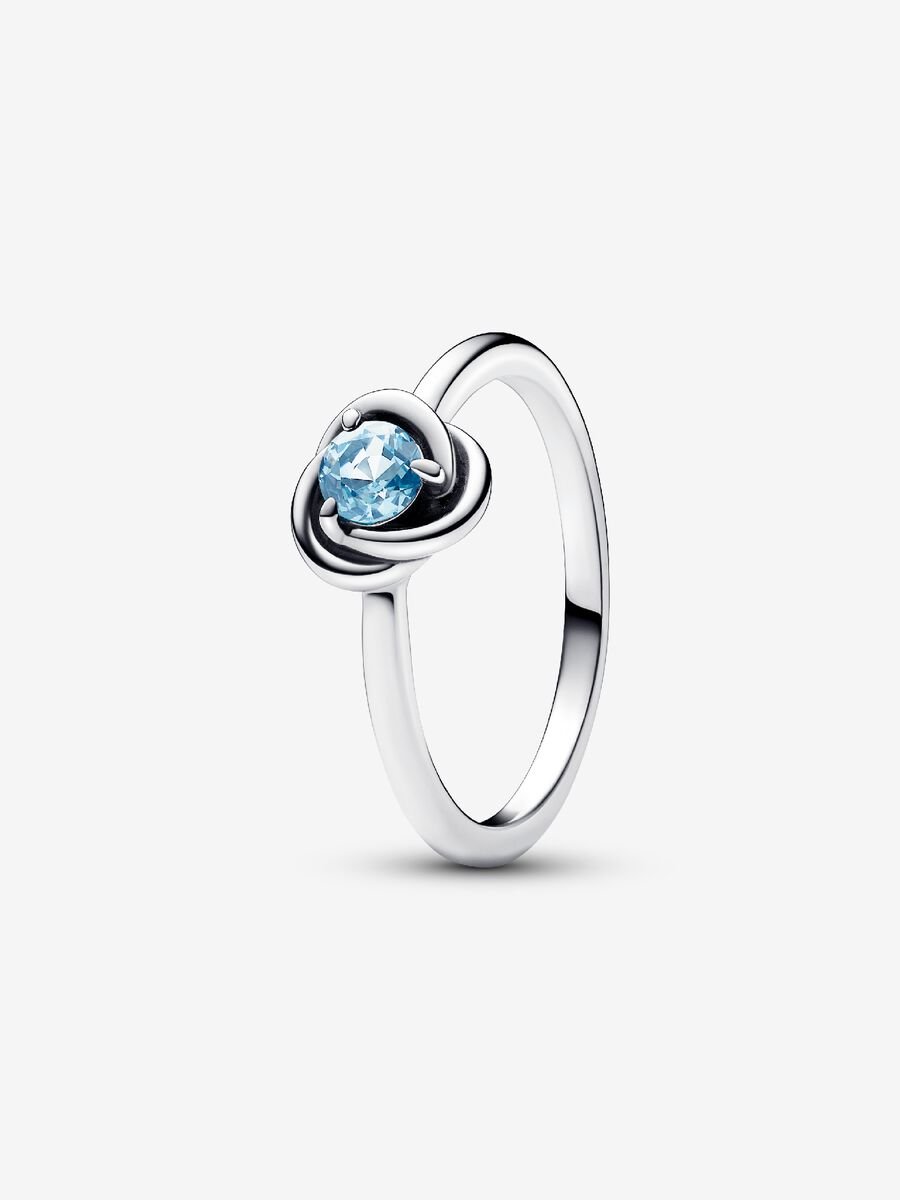 Mars Bague Cercle éternel bleu océan pacifique