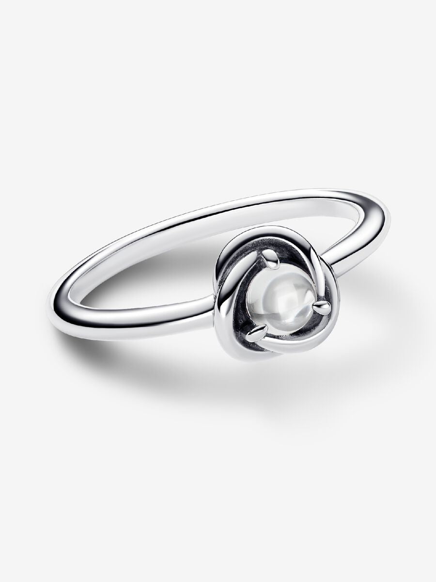 Avril Bague Cercle éternel incolore