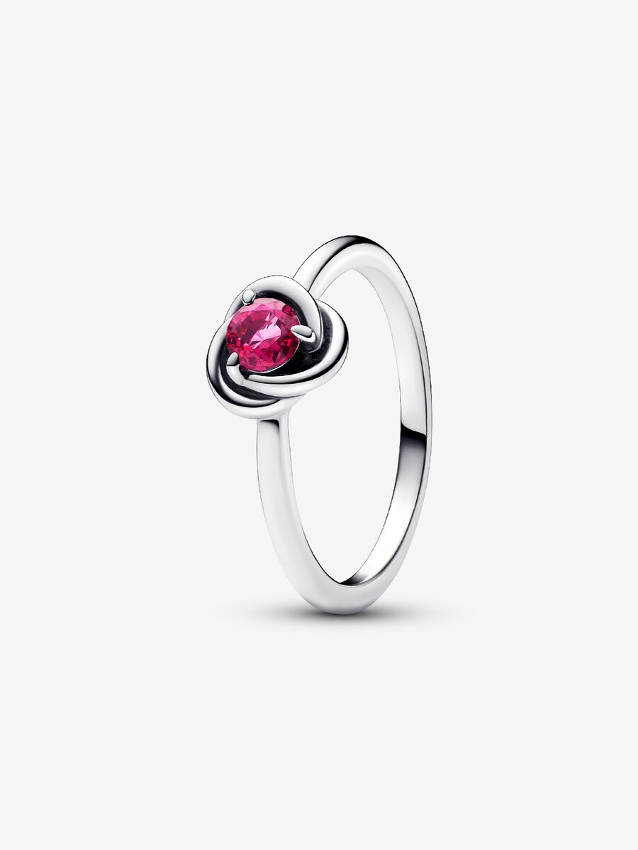 Octobre Bague Cercle éternel rose