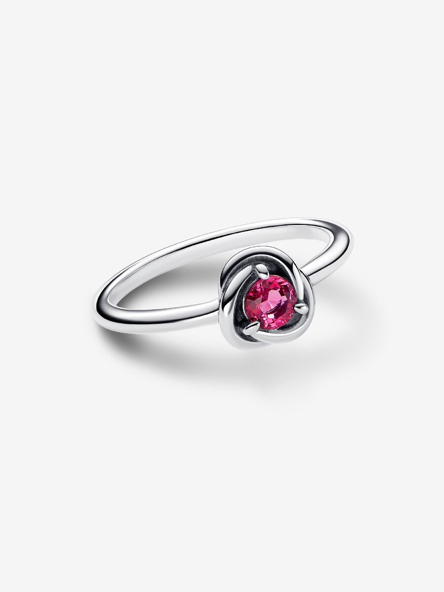 Octobre Bague Cercle éternel rose