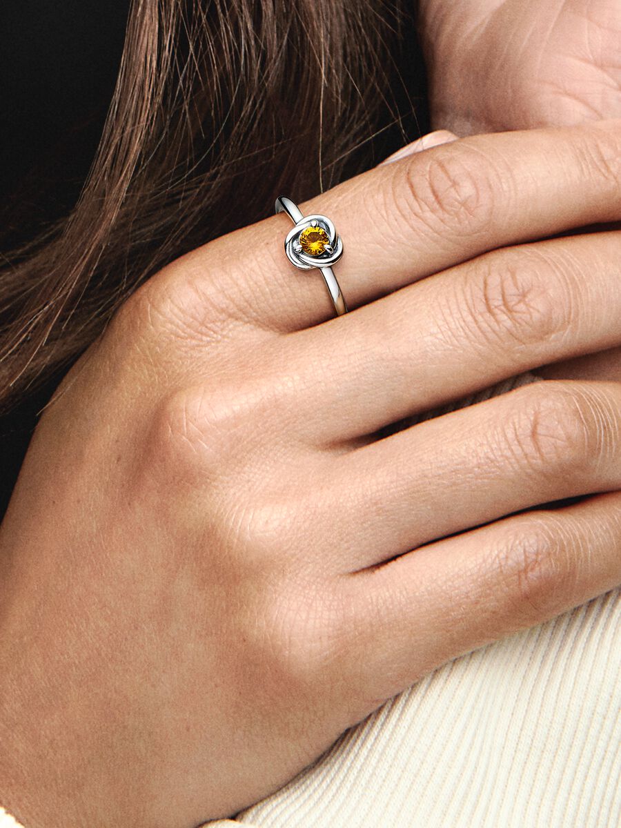 Novembre Bague Cercle éternel couleur miel