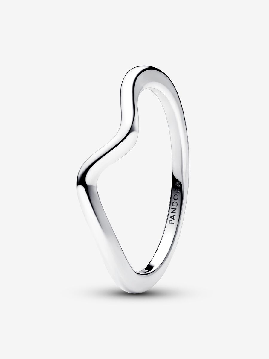 Bague polie Vague