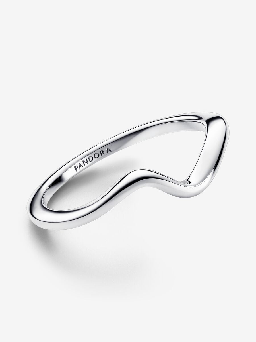 Bague polie Vague