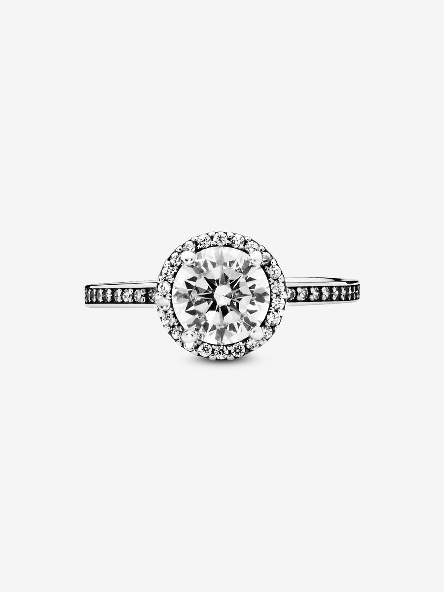 Bague ronde scintillante