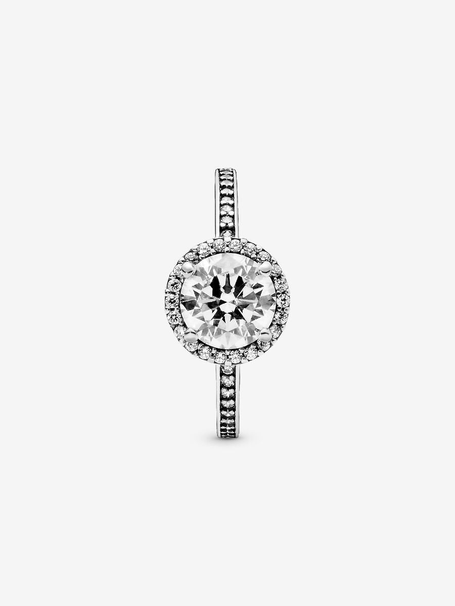Bague ronde scintillante