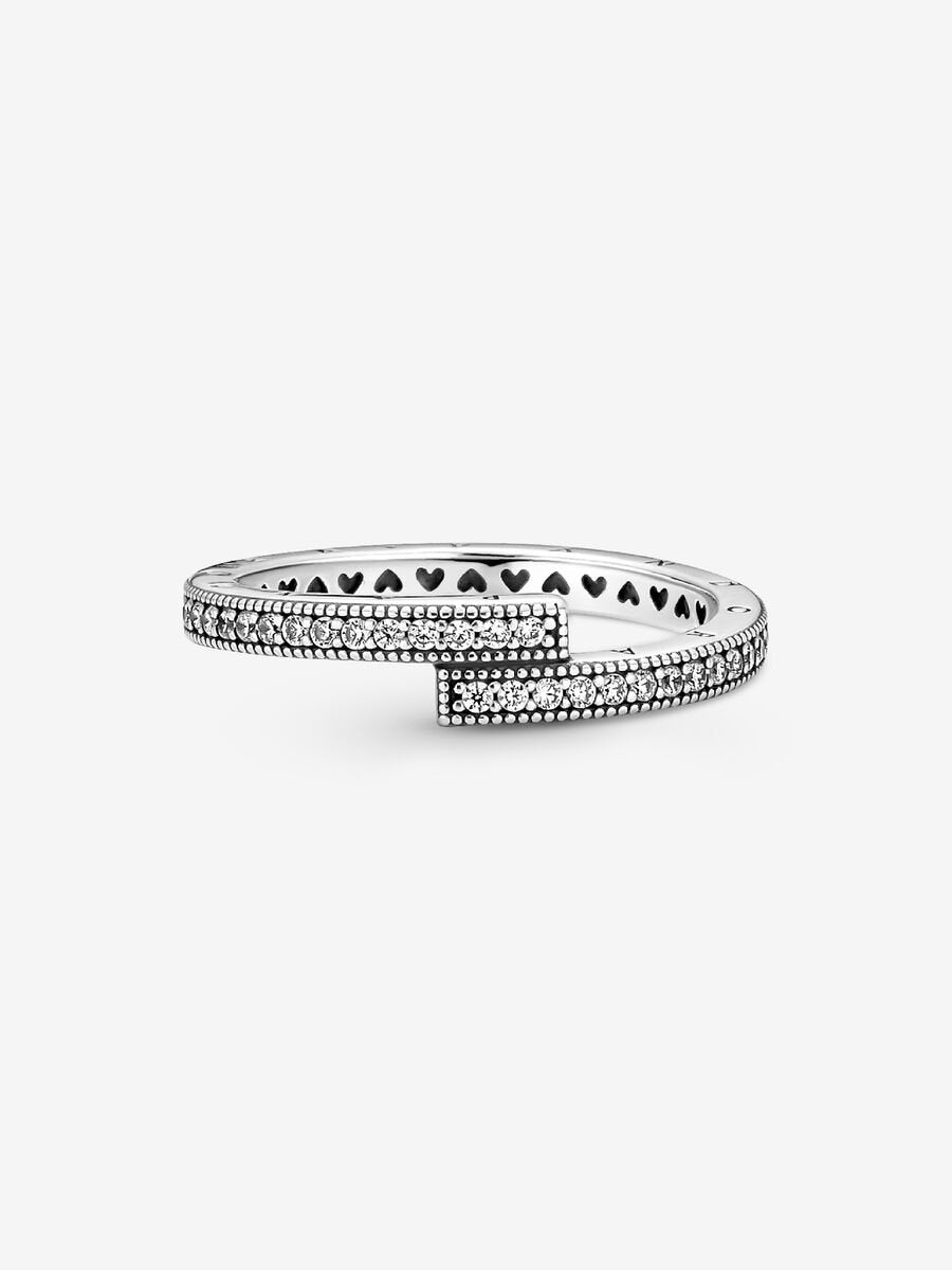 Bague Scintillante entremêlée