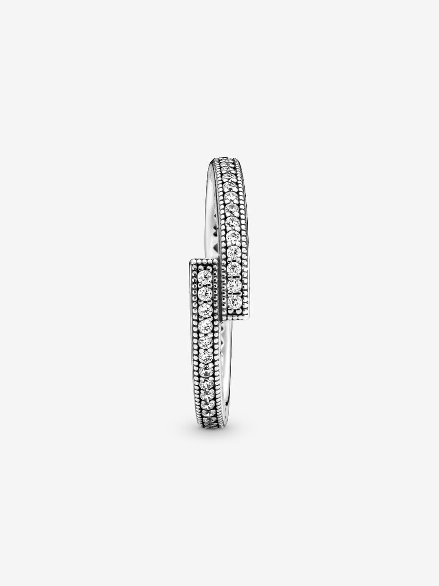Bague Scintillante entremêlée