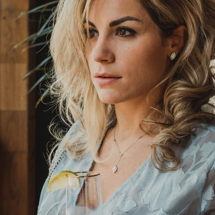 Collier avec Opale argent Ariel