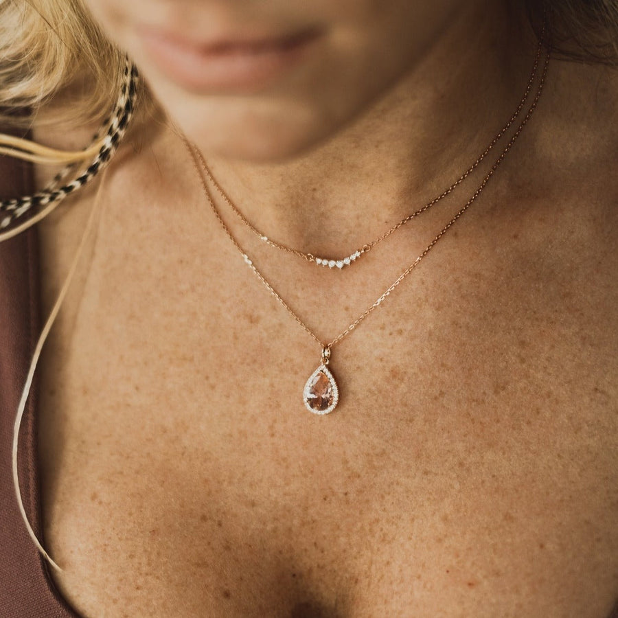 Collier or rose Elia