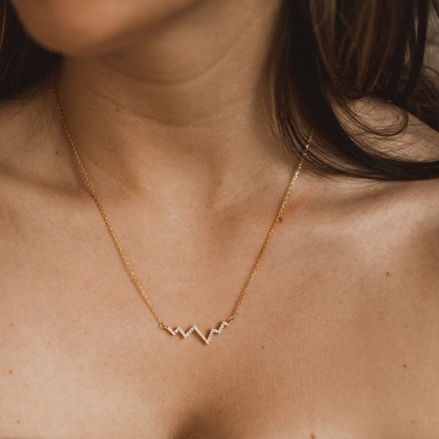 Collier or jaune Mia