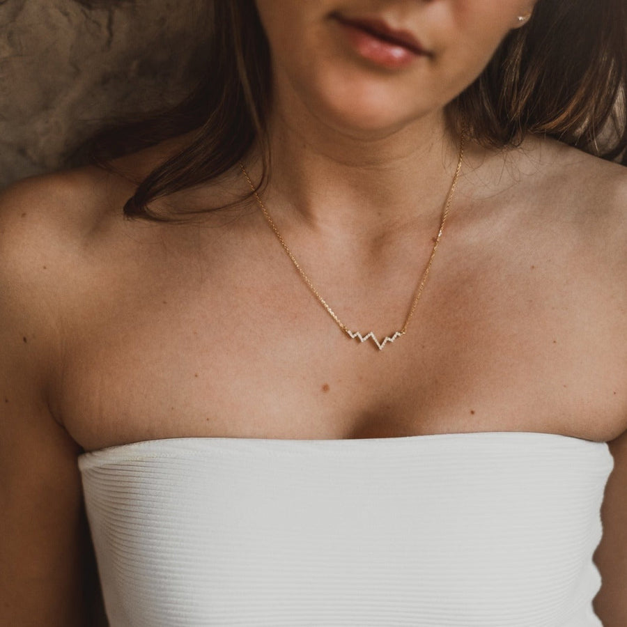 Collier or jaune Mia